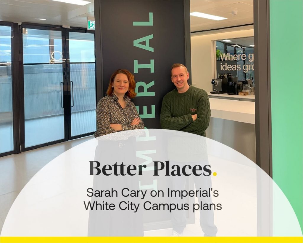 Sarah Cary on Imperial's White City Campus Plans