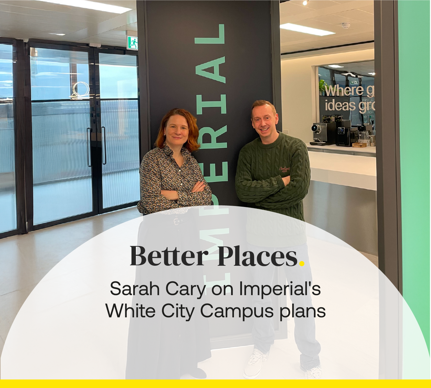 Sarah Cary on Imperial's White City Campus Plans