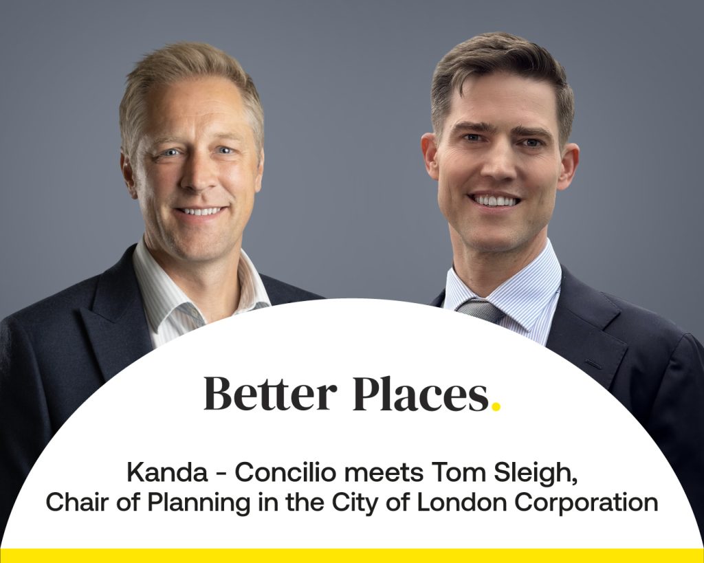 Tom Sleigh, Chair of the City of London Corporation's Planning and Transportation Committee, speaking at UKREiiF 2025